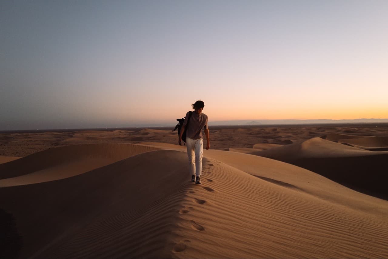 Sunset at the dunes.