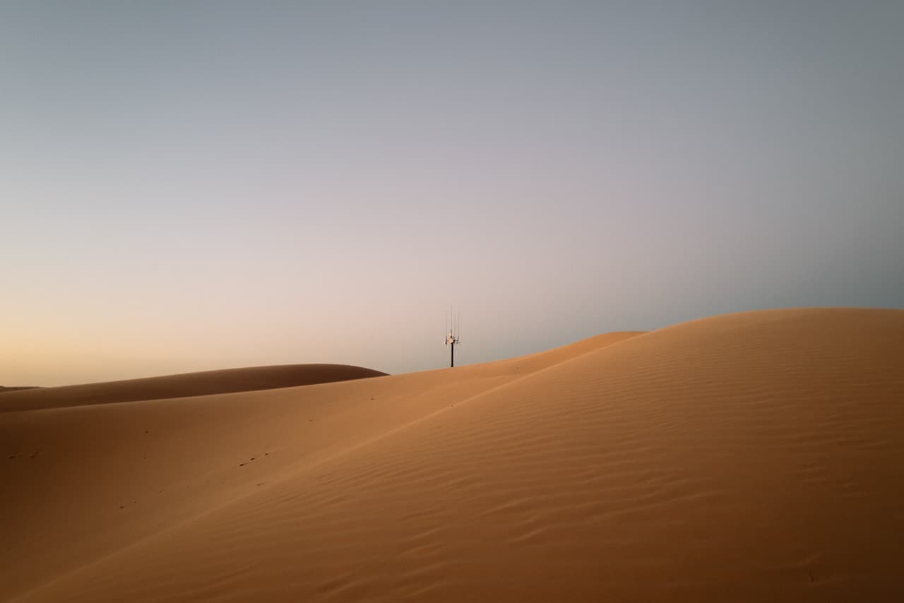 Sunset at the dunes.